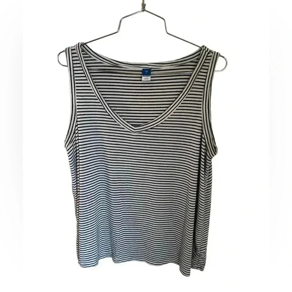 Cropped style loose fitting women’s tank top, Sz L - Picture 1 of 3